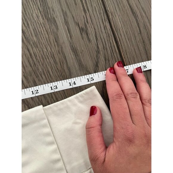 EUC United Colors Of Benetton Womens Beige Pleated Mini Skirt - Picture 6 of 7